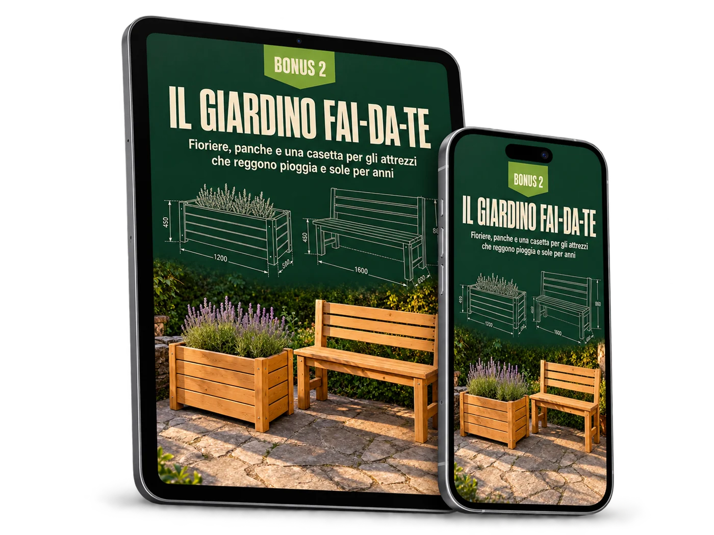 Il bonus Il Giardino Fai-da-Te su tablet e telefono